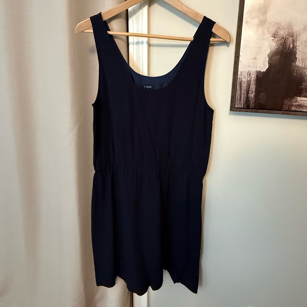 J. Crew Classic Navy Mini Dress